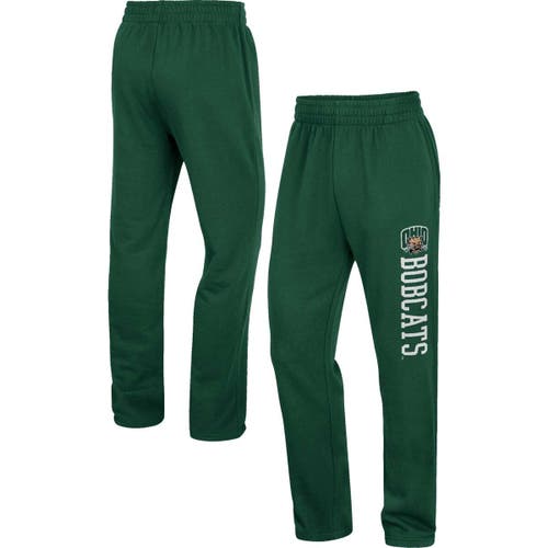 Men's Colosseum Green Ohio Bobcats Wordmark Pants