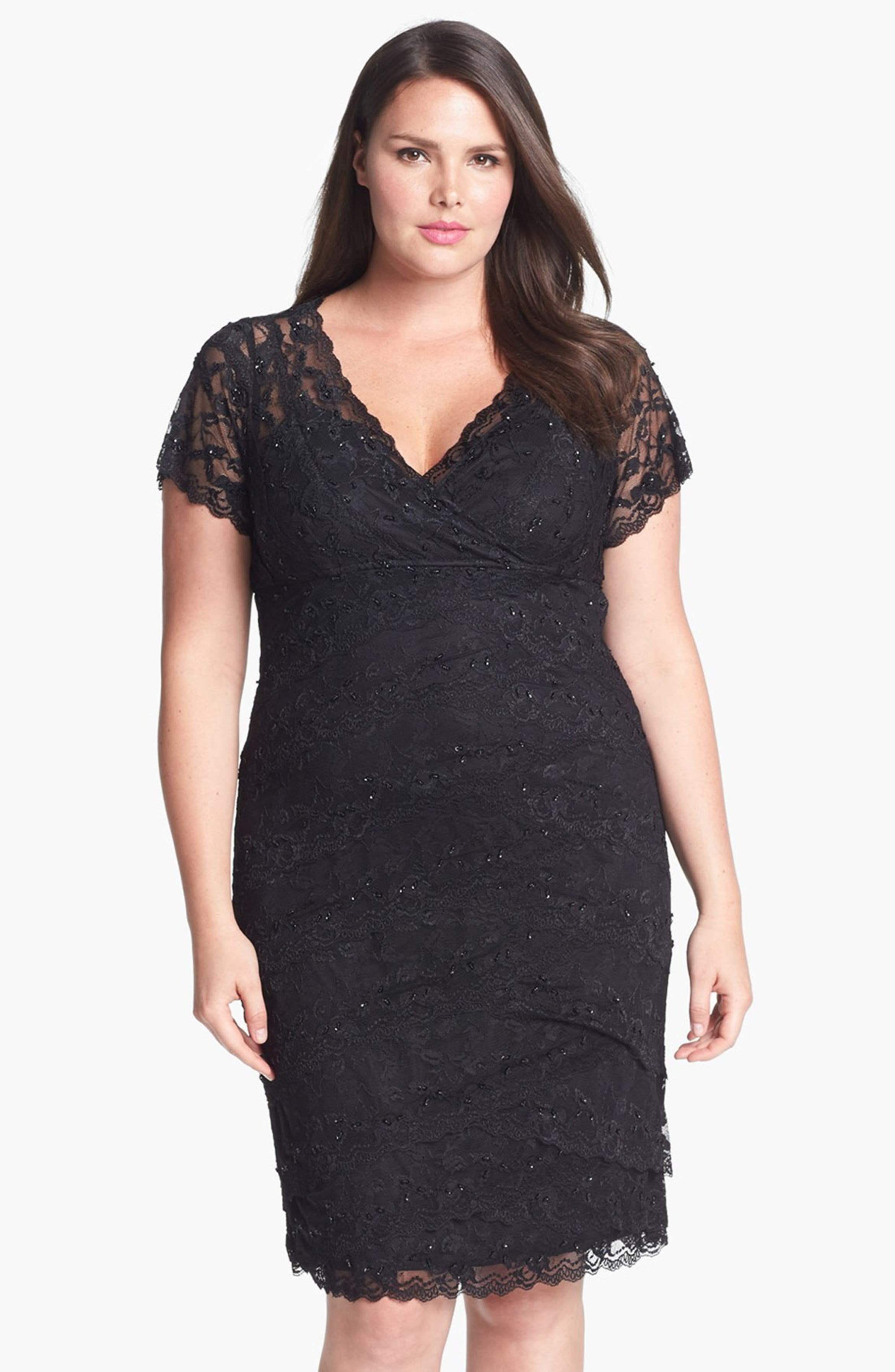 Marina Tiered Lace Dress (Plus Size) | Nordstrom