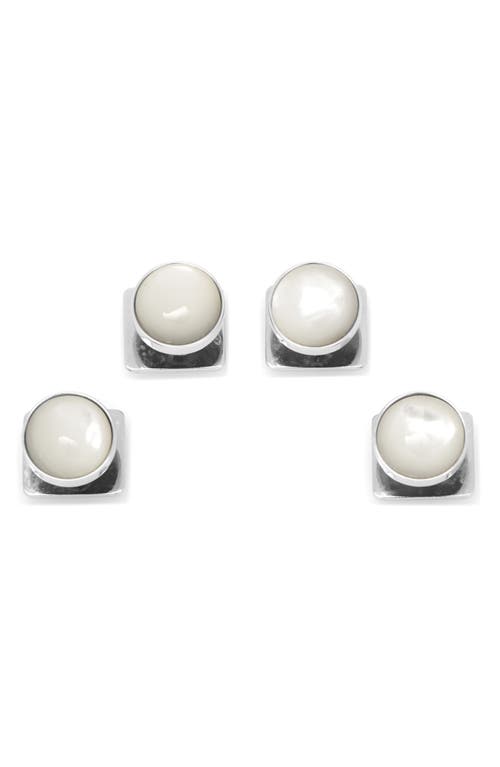 Cufflinks, Inc. Mother-of-Pearl Studs in White at Nordstrom