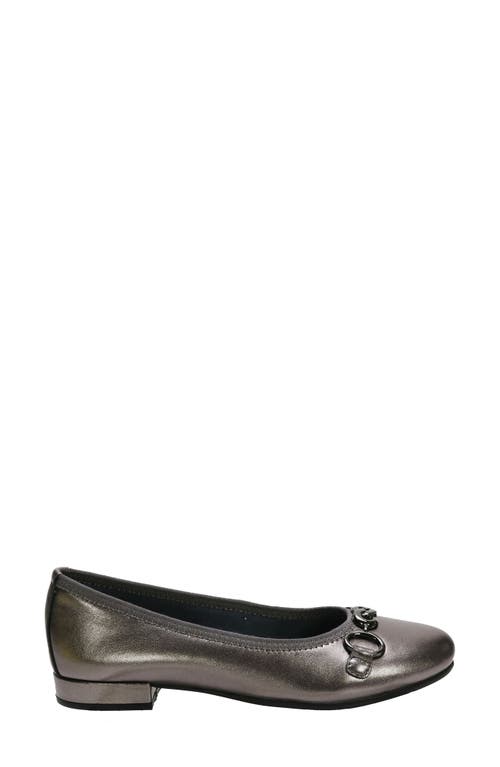 David Tate Omega Flat In Pewter Lamb