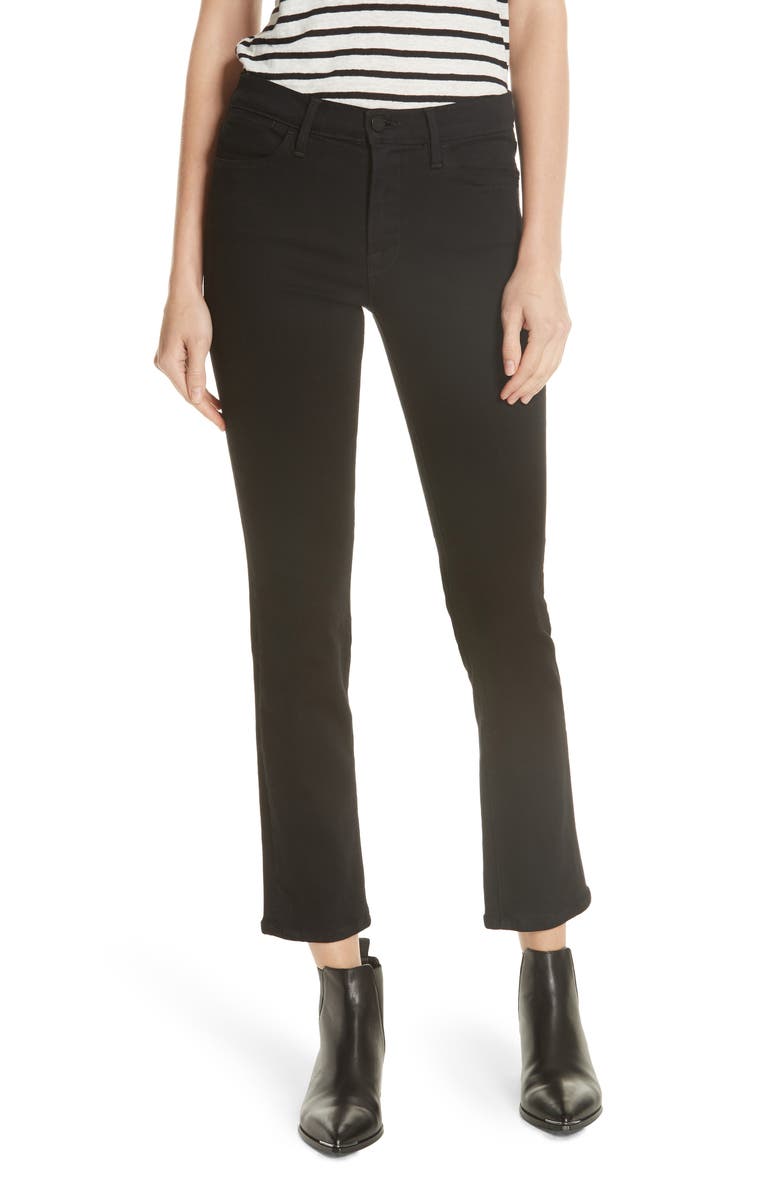 FRAME 'Le High Straight' High Rise Crop Jeans | Nordstrom