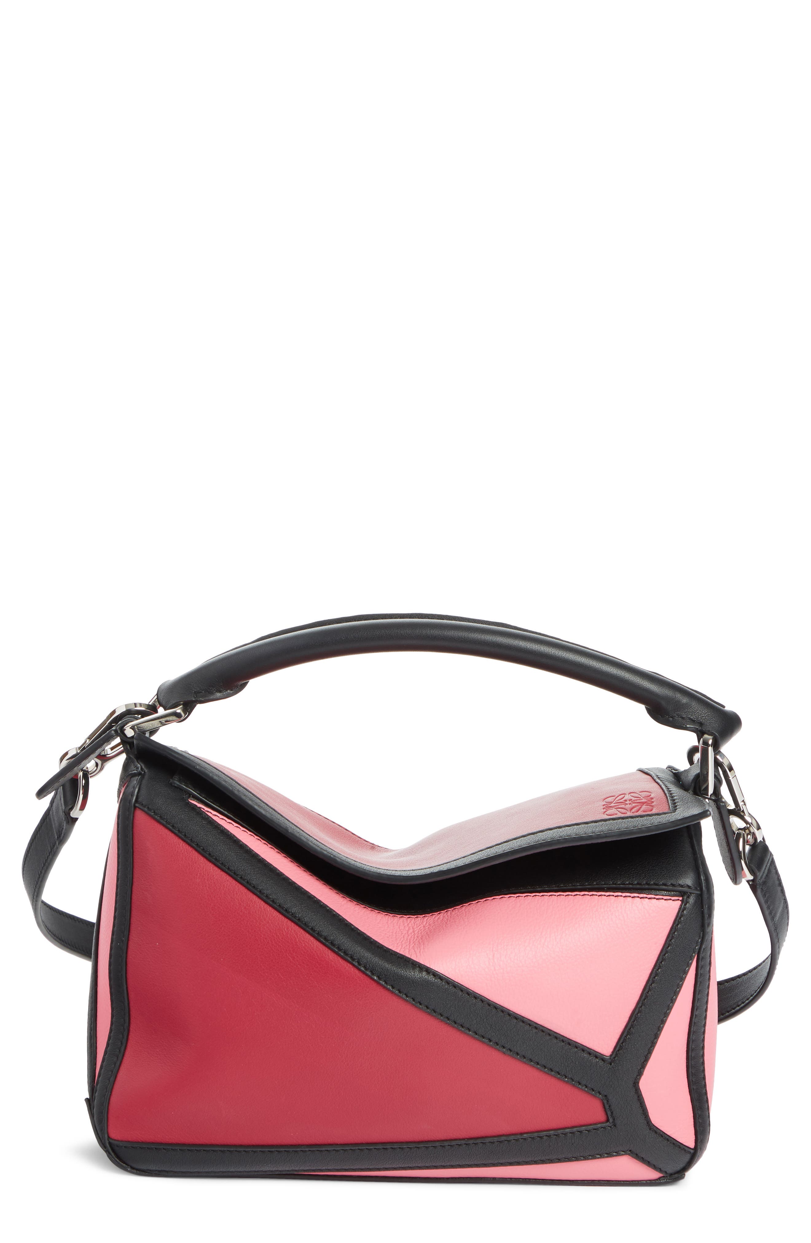 Loewe Puzzle Graphic Colorblock Leather 