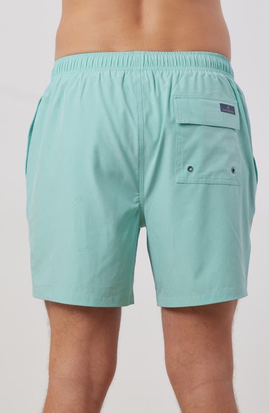 Rainforest Not Your Average Solid Swim Trunks In Aruba Blue