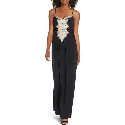 Lilly Pulitzer Kelsea Silk Maxi Dress, Black