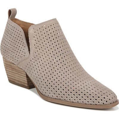 Franco Sarto Dingo Perforated Bootie, Beige