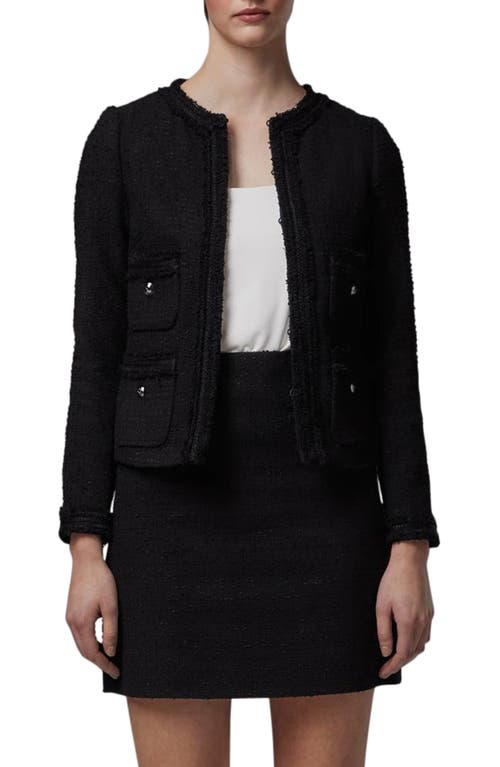 LK Bennett Charlee Tweed Jacket Black at Nordstrom, Us