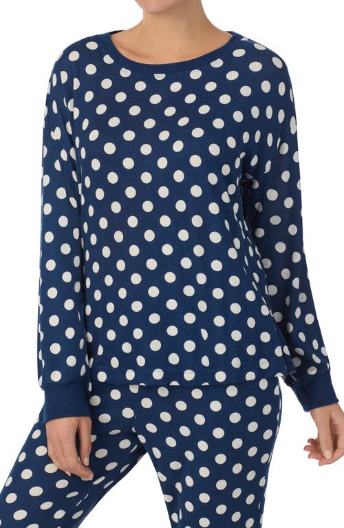 Shop Kate Spade New York Print Pajamas In Navy Multi Print