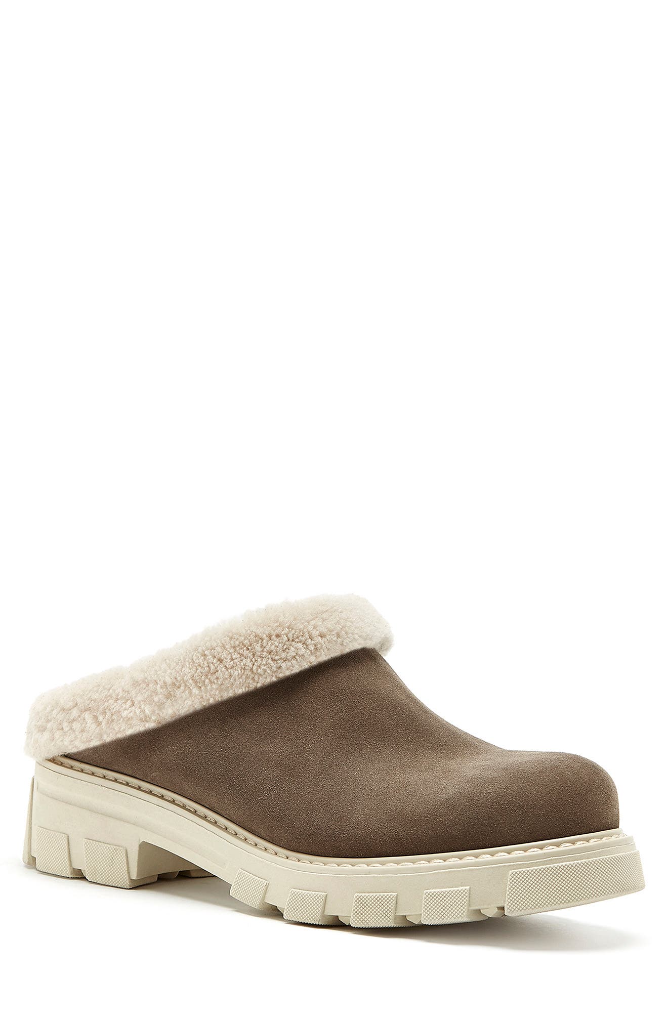 women's shearling lined clogs