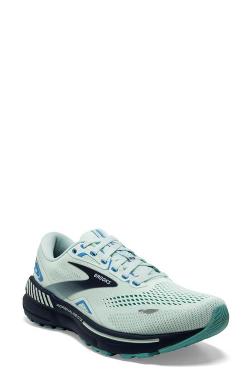 Shop Brooks Adrenaline Gts 23 Sneaker In Blue Glass/nile Blue/marina