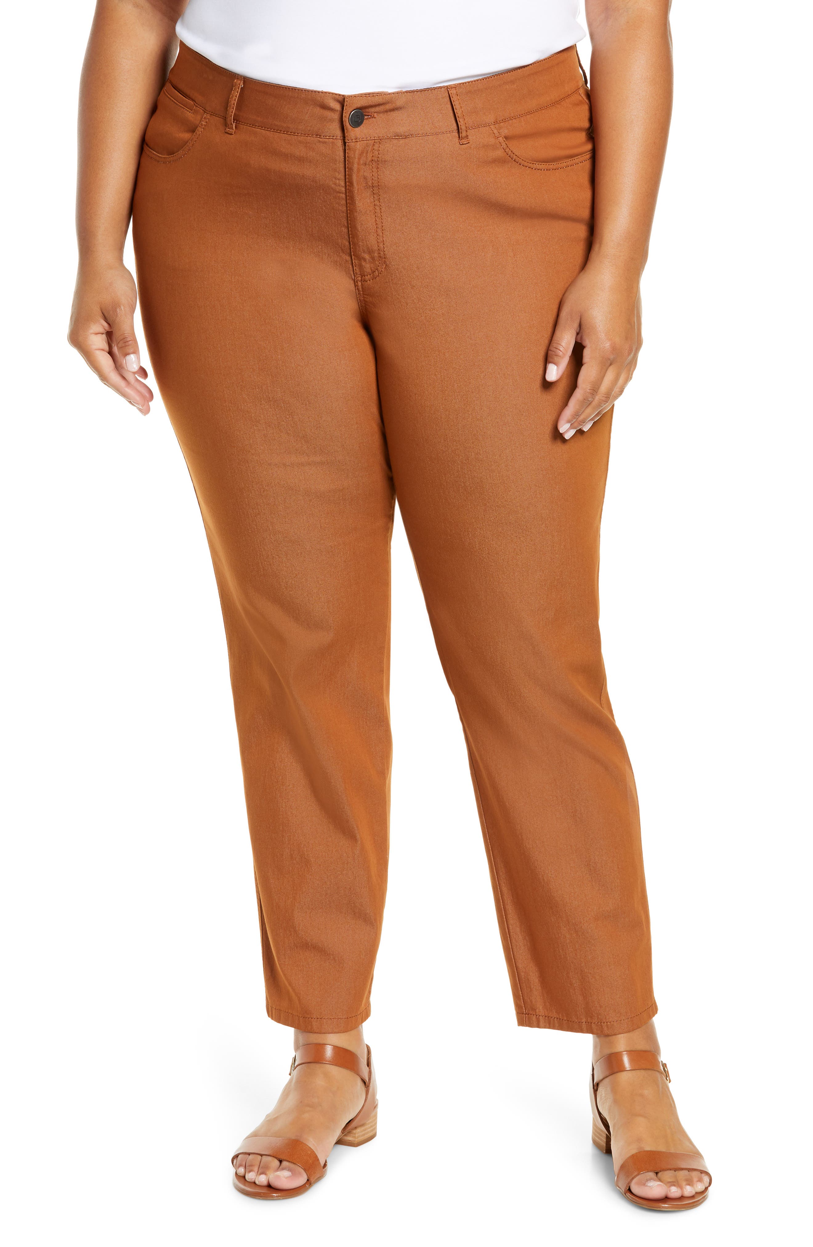 plus size colored pants