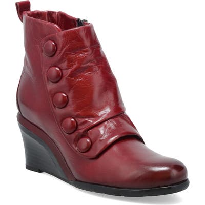 Miz Mooz Nimah Wedge Bootie - Red