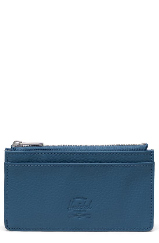 Herschel Supply Co Oscar Ii Vegan Leather Rfid Wallet In Copen Blue