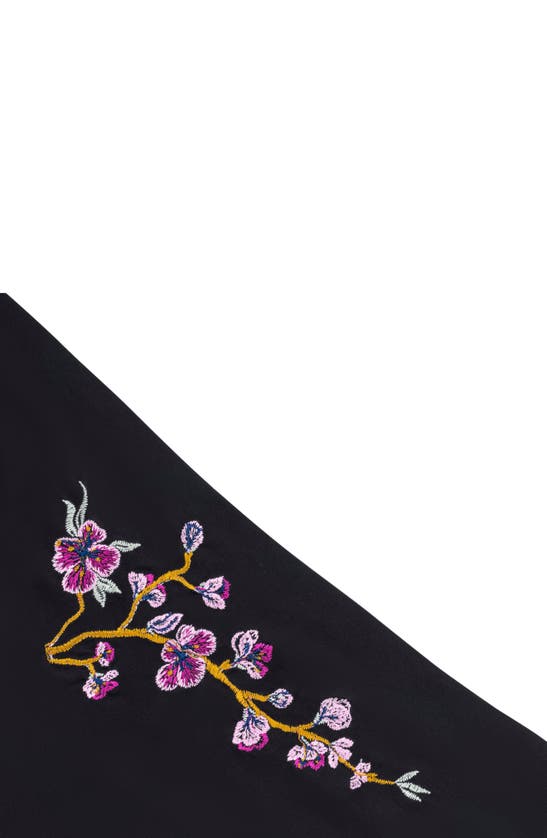 Uwila Warrior Better Briefs Embroidered Seamless Briefs In Tap Shoe Black