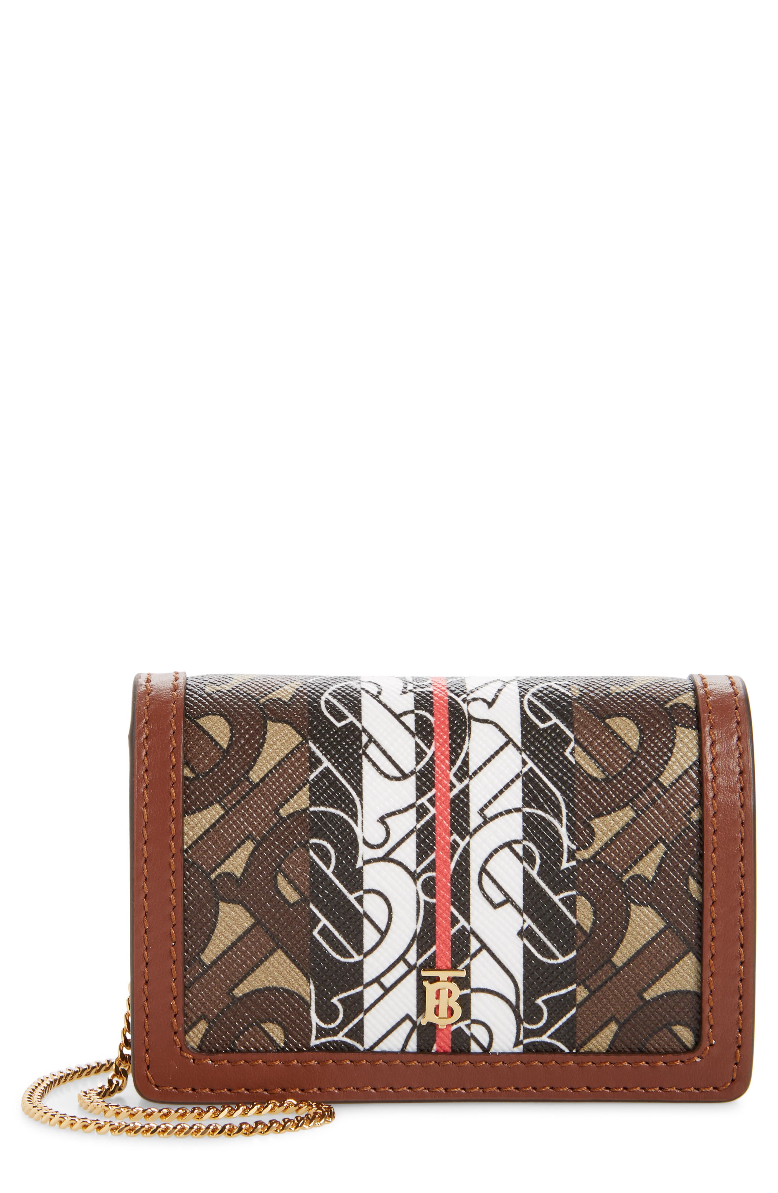 burberry chain card case