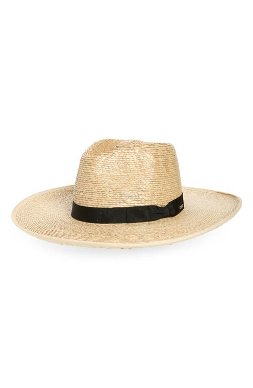 Jo Straw Rancher Hat in Natural/black