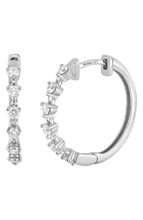 Diamond hoop earrings nordstrom Clearance