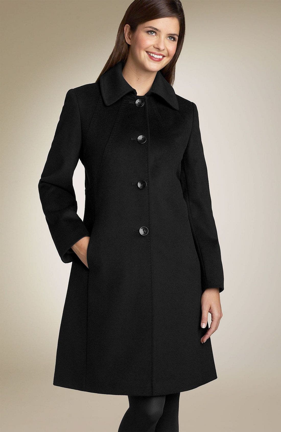 Larry Levine Cashmere Blend Coat Nordstrom