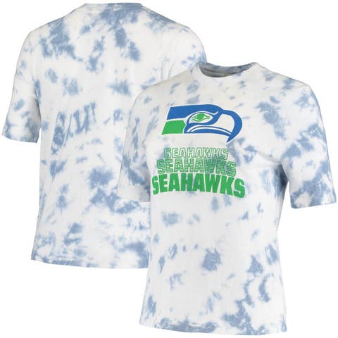 Men's FOCO College Navy/Neon Green Seattle Seahawks Gradient Rash Guard  Swim Shirt