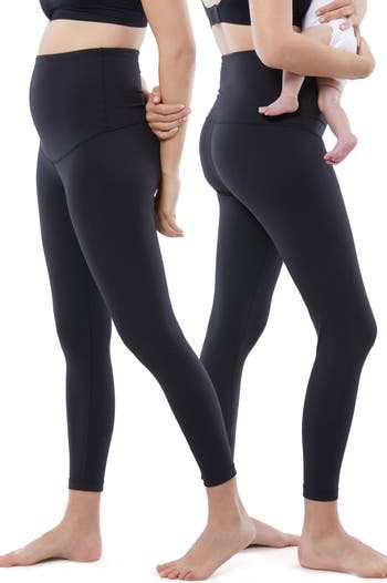 Ingrid & Isabel® Set of 2 Postpartum Light Compression Leggings