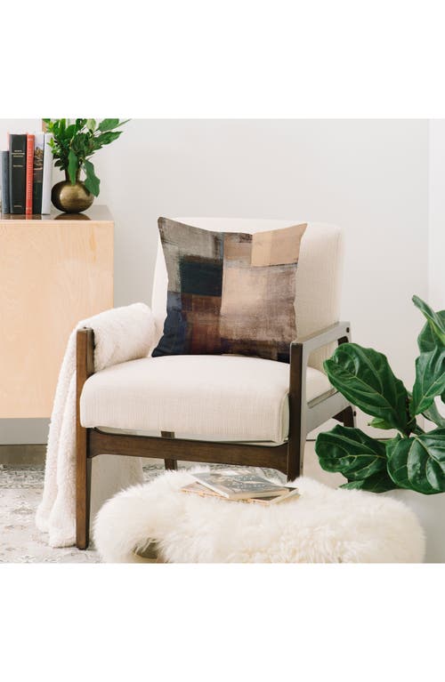 Deny Designs Walnut Throw Pillow In Brown