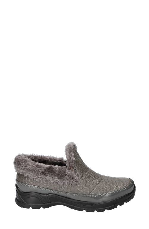 Shop Easy Street Flurry Waterproof Faux Fur Bootie In Grey