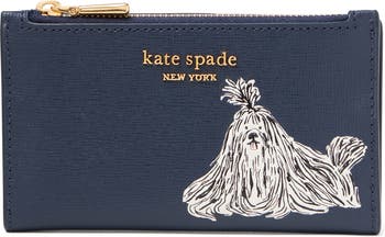 kate spade new york Scrappy Sheepdog Leather Bifold Wallet | Nordstrom