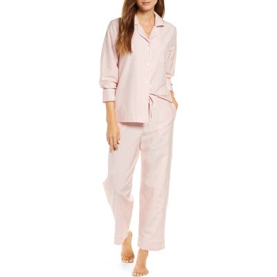 Papinelle Mia Cotton & Silk Pajamas, Pink