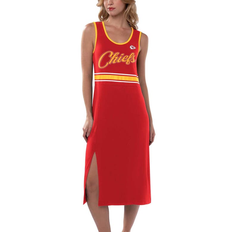 Shop G-iii 4her By Carl Banks Red Kansas City Chiefs Main Field Maxi Dress