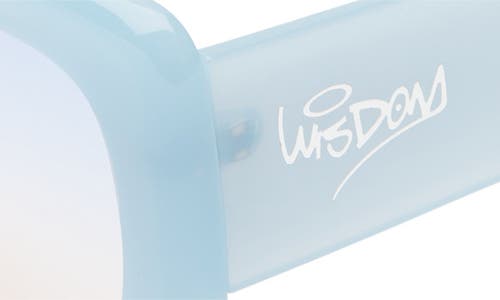 Wisdom Frame 1 52mm Square Sunglasses In Powder Blue