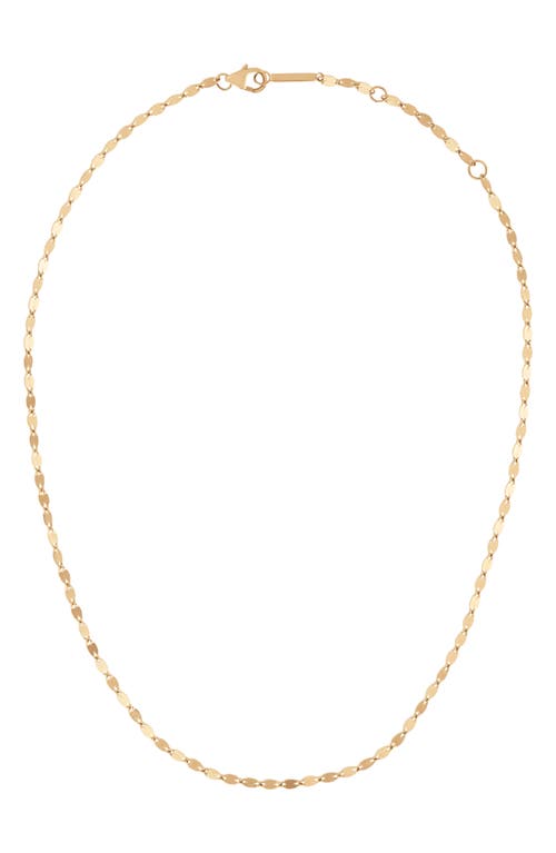 Lana Mega Gloss Blake Chain Choker Necklace in Yellow Gold
