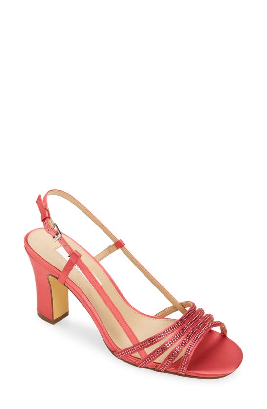 Shop Nina Avaley Slingback Sandal In Kisses Crystal Satin