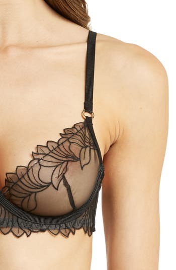 Harlow Embroidered Mesh Mono Wire Bra