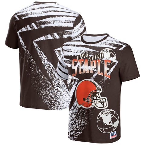 Nike Men's Cleveland Browns Sideline Velocity T-Shirt - Brown - L Each