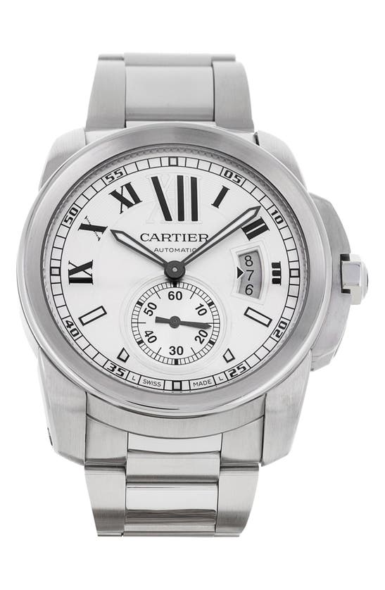 Watchfinder & Co. Cartier  Calibre De Cartier Automatic Bracelet Watch, 42mm In Silver