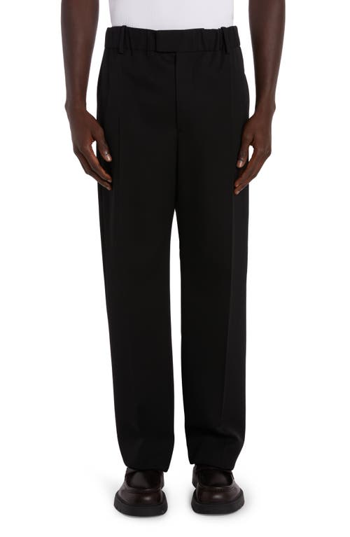 Bottega Veneta Grain de Poudre Satorial Wool Pants 1000 Black at Nordstrom, Us