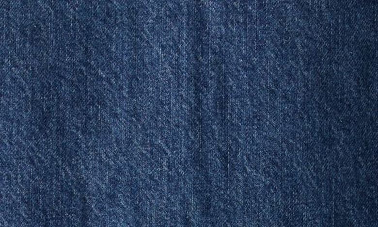 Shop Coperni Hybrid Belted Sleeve Denim Overshirt In Blue