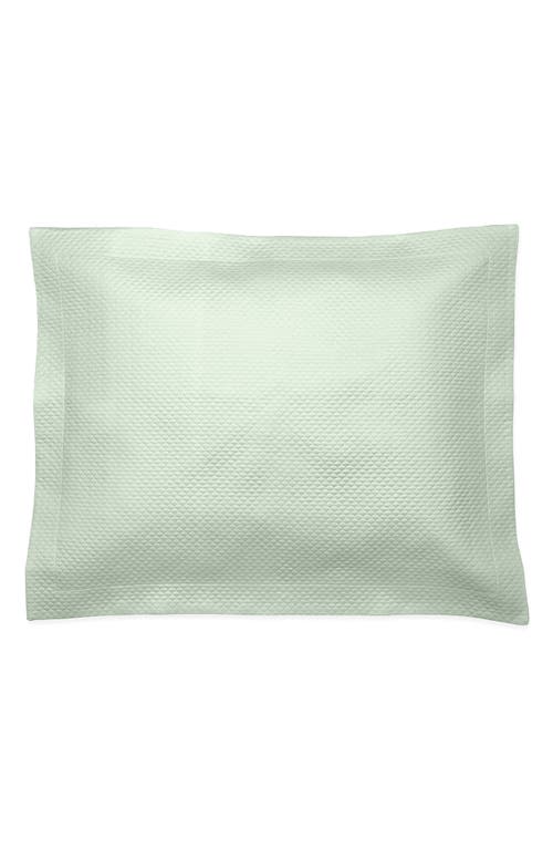 Matouk Alba 600 Thread Count Quilted Sham in Opal at Nordstrom