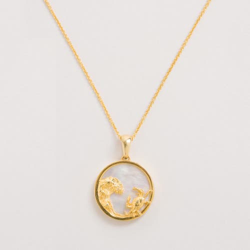 Freya Rose Zodiac Necklace In Cancer