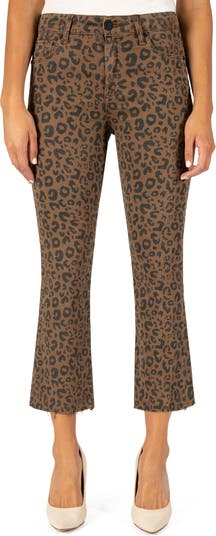 SPANX Leopard Print Brown Leggings Size M - 66% off