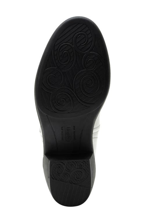 Alegria By Pg Lite Merle Ankle Bootie In Silver White
