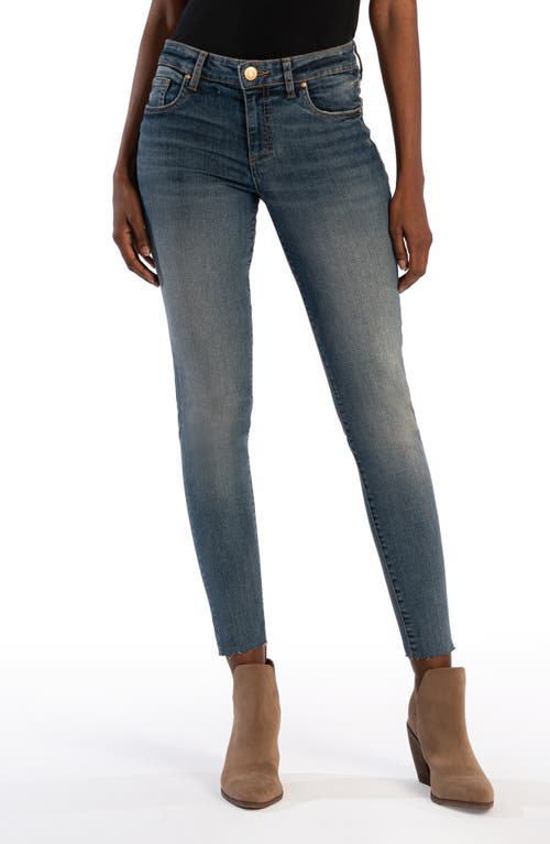 Shop Kut From The Kloth Donna Raw Hem Ankle Skinny Jeans In Expanded