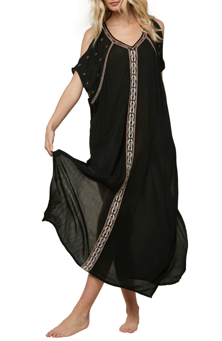O Neill Frankie Cover Up Cold Shoulder Caftan Nordstrom