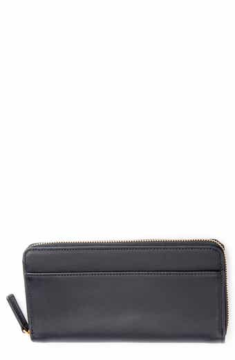 Long Leather Crossbody Phone Pocket - Fits All iPhone Models, Samsung Galaxy S6 Edge+ / Note5 - Black Onyx - Personalized Holiday Gifts, Leatherology