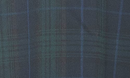 Alexia Admor Leonie Plaid A-line Skirt In Green Plaid