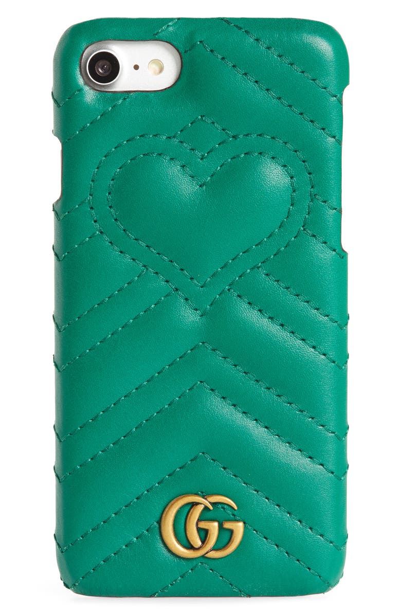 Gucci Gg Marmont Leather Iphone 7 Case Nordstrom