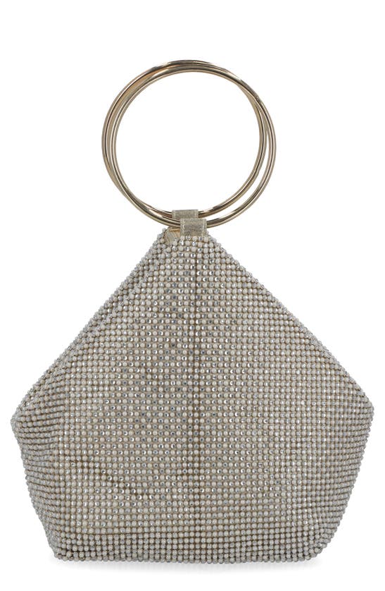 JESSICA MCCLINTOCK JAYDA CRYSTAL MESH EVENING BAG