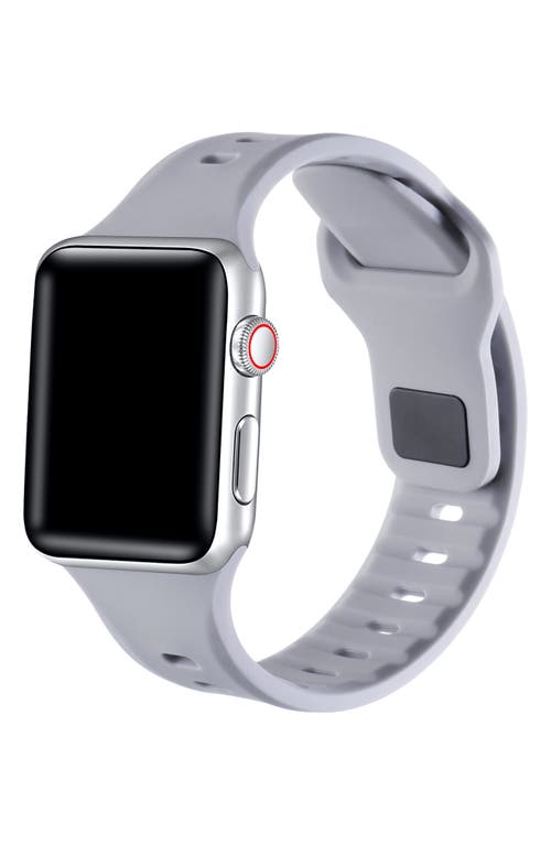 The Posh Tech Premium Silicone 38–41mm Apple Watch® Watchband In Grey