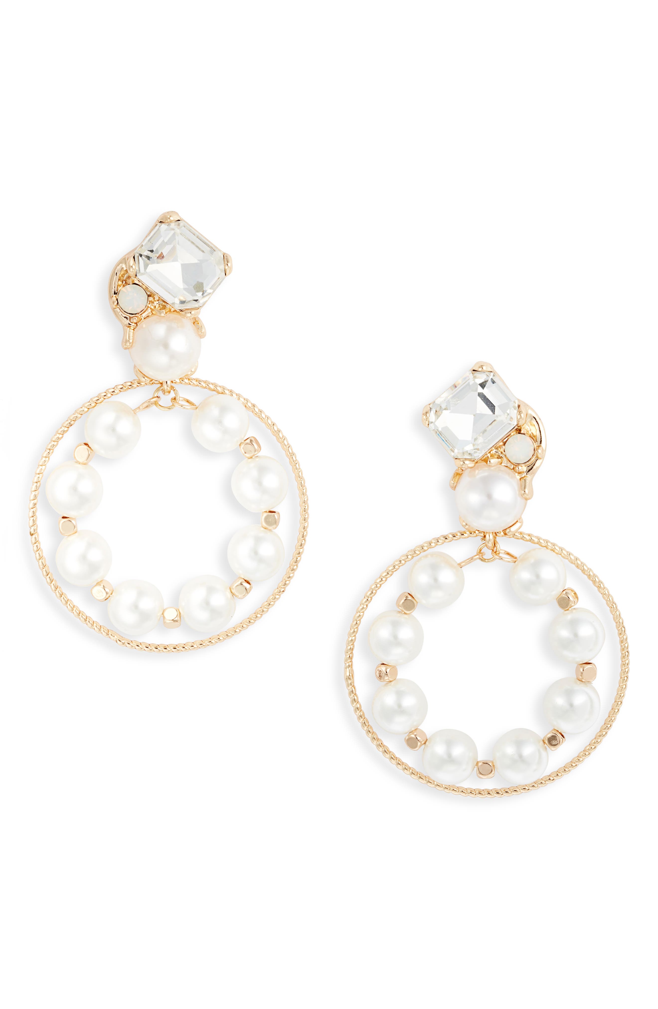 8 Other Reasons X Jenn Im Lotus Imitation Pearl Earrings In Gold