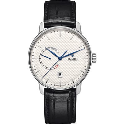Rado Coupole Classic Automatic Leather Strap Watch, 41Mm