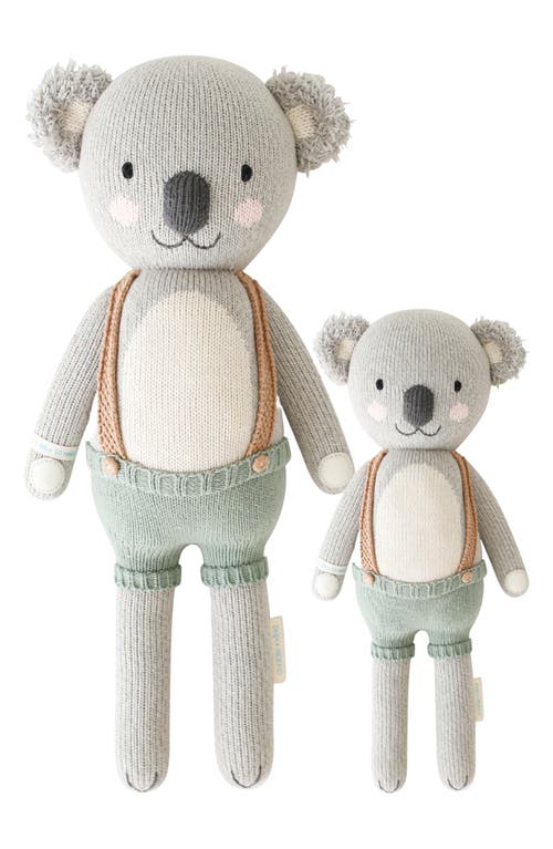 cuddle+kind Little Quinn the Koala Stuffed Animal in Green/Grey 